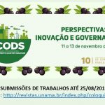 X Colóquio Organizações, Desenvolvimento e Sustentabilidade (CODS 2019): inscrições encerram essa semana